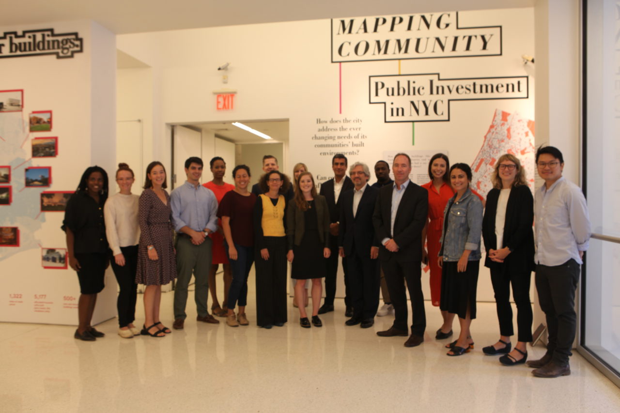 The 2019 AIANY CLP class with guest speakers from Development Session 2. Image credit: Center for Architecture.