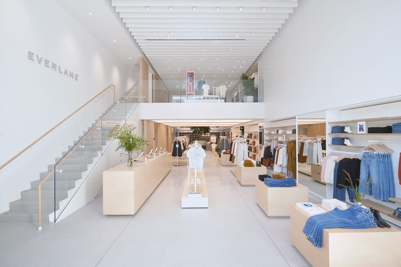 Everlane Williamsburg location by Bohlin Cywinski Jackson. Image credit: Guillermo Cano, courtesy of Everlane.