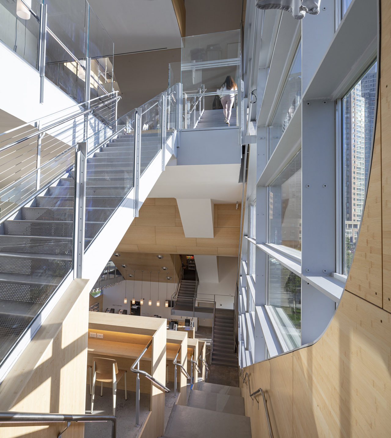 Hunters Point Library by Steven Holl Architects. Image credit: Paul Warchol.