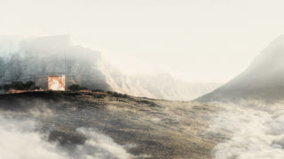 Neri Oxman and The Mediated Matter Group's Totems, 2018. Architectural proposal for an environmentally responsive melanininfused structure. Created for Design Indaba. Rendering by Eric de Broche des Combes, Luxigon. The glass structure is designed to contain multiple strains of melanin, naturally obtained on-site and biologically synthesized at the lab. It provides UV protection during the day, while enabling stargazing upon sunset. A first-of-its-kind biologically augmented façade, the structure is designed to protect endangered species on-site and to celebrate the diversity of life on our planet. Photo: Neri Oxman and The Mediated Matter Group.