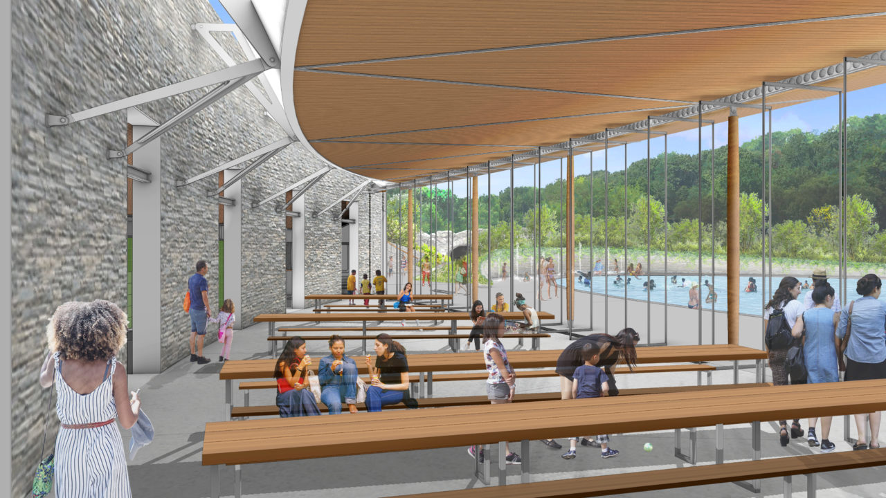 Central Park North End by the Central Park Conservancy with Susan T. Rodriguez Architecture | Design and Mitchell Giurgola. Image credit: Central Park Conservancy, Susan T. Rodriguez, Architecture | Design and Mitchell Giurgola.