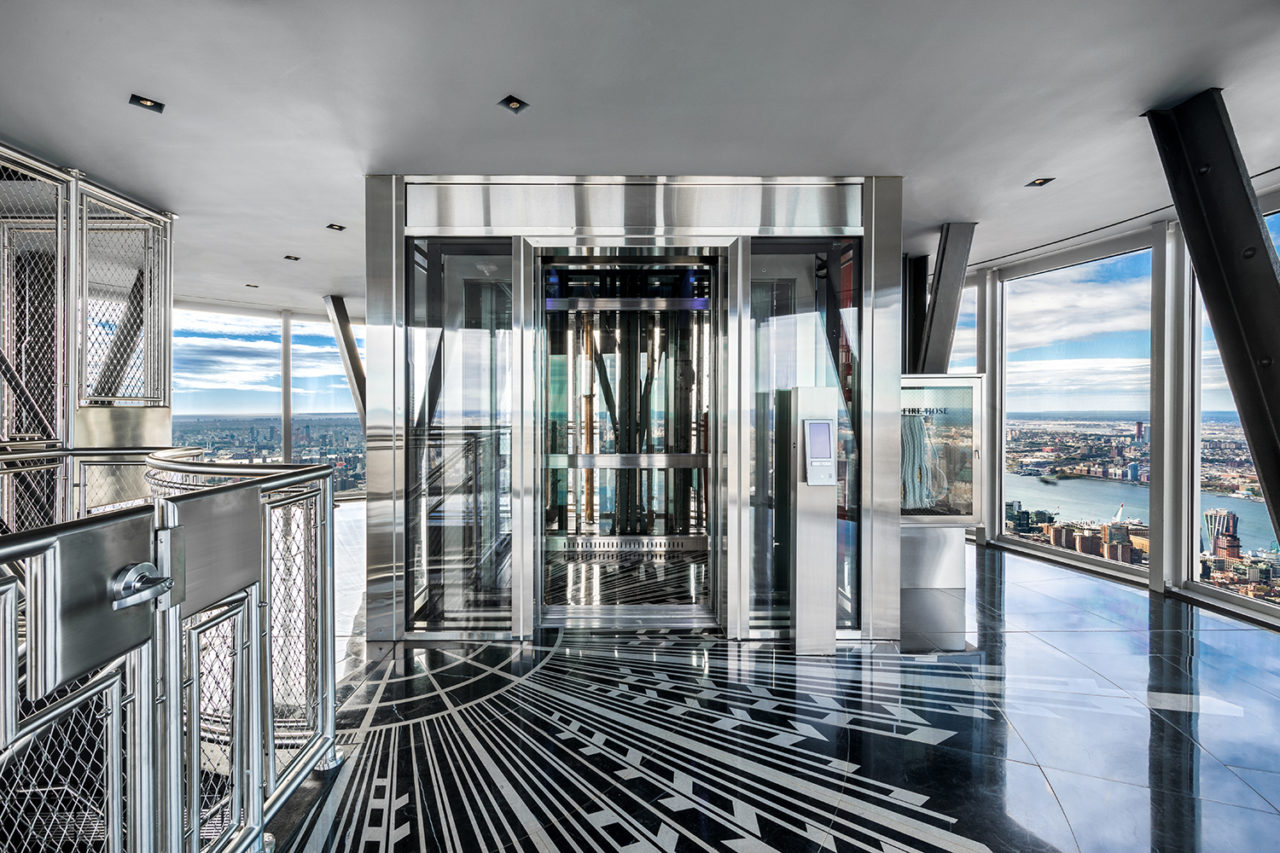 Empire State Building 102nd-Floor Observatory by Corgan (architect-of-record), Skanska (construction manager), Thinc Design (experiential designer), and Thornton Thomasetti (structural engineer). Image credit: Evan Joseph, courtesy of Empire State Realty Trust.