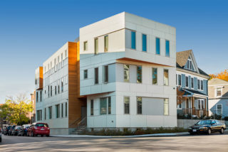 Glenville Townhomes by RODE Architects. Photo: Aaron Usher.