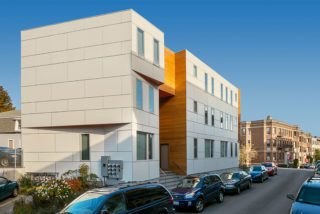 Glenville Townhomes by RODE Architects. Photo: Aaron Usher.