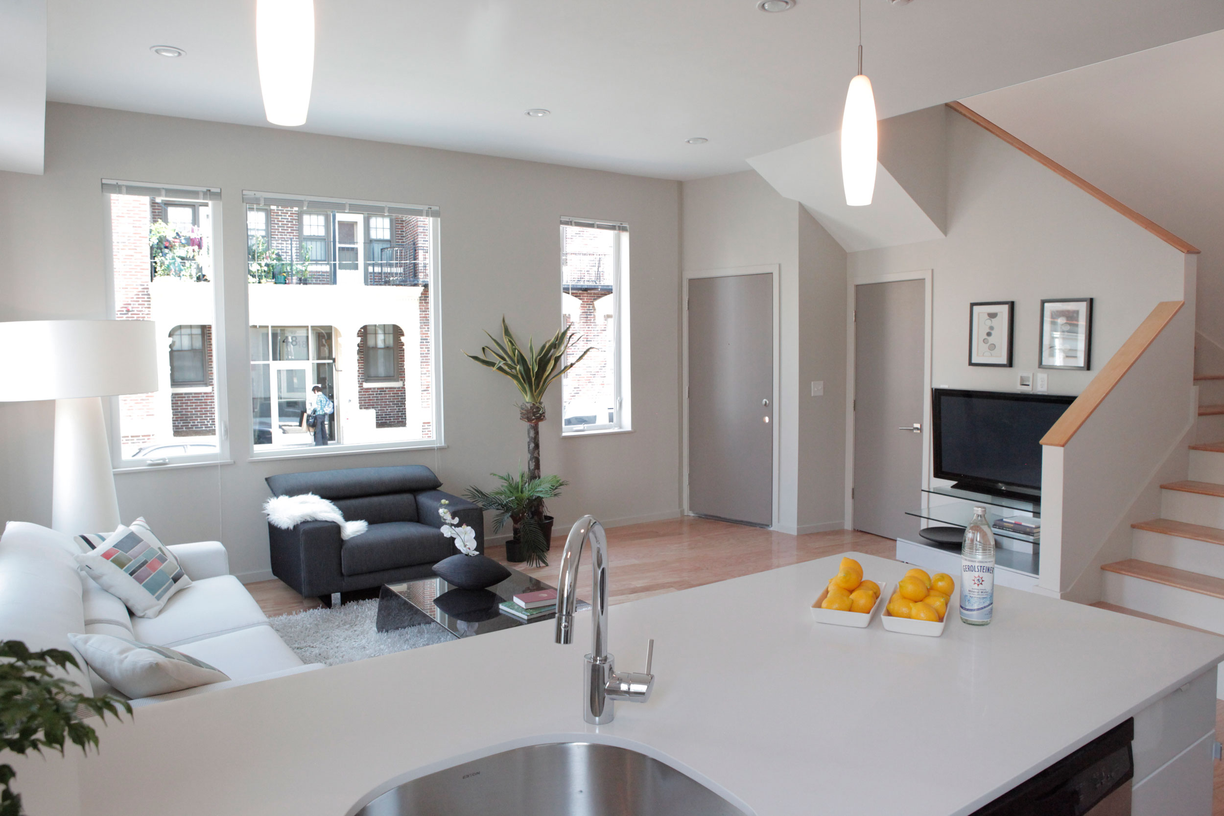 Glenville Townhomes by RODE Architects. Photo: RODE Architects.