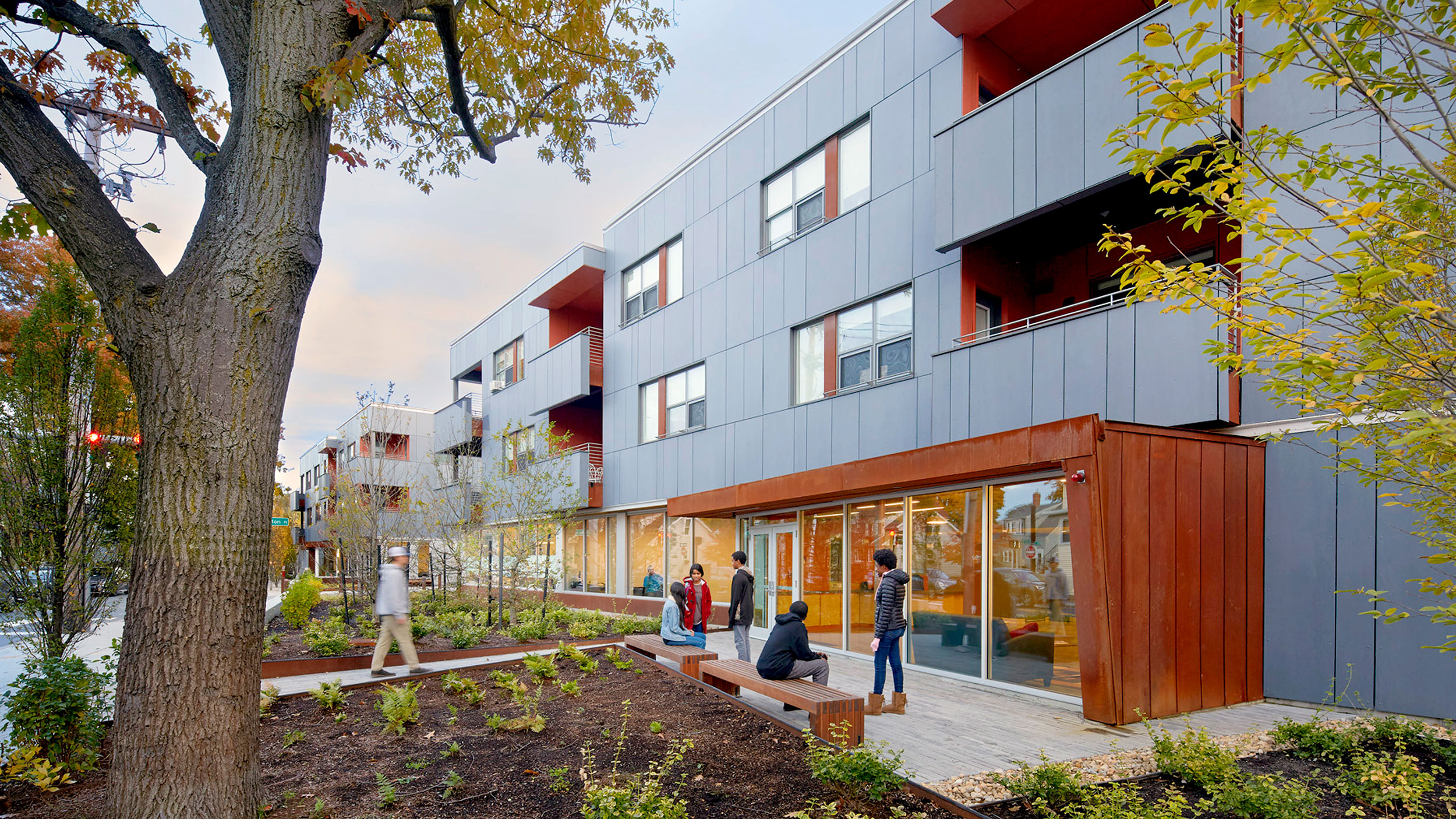 Jefferson Park Apartments by Abacus Architects + Planners. Photo: Bruce T. Martin/David Pollak/Lynne Damianos.