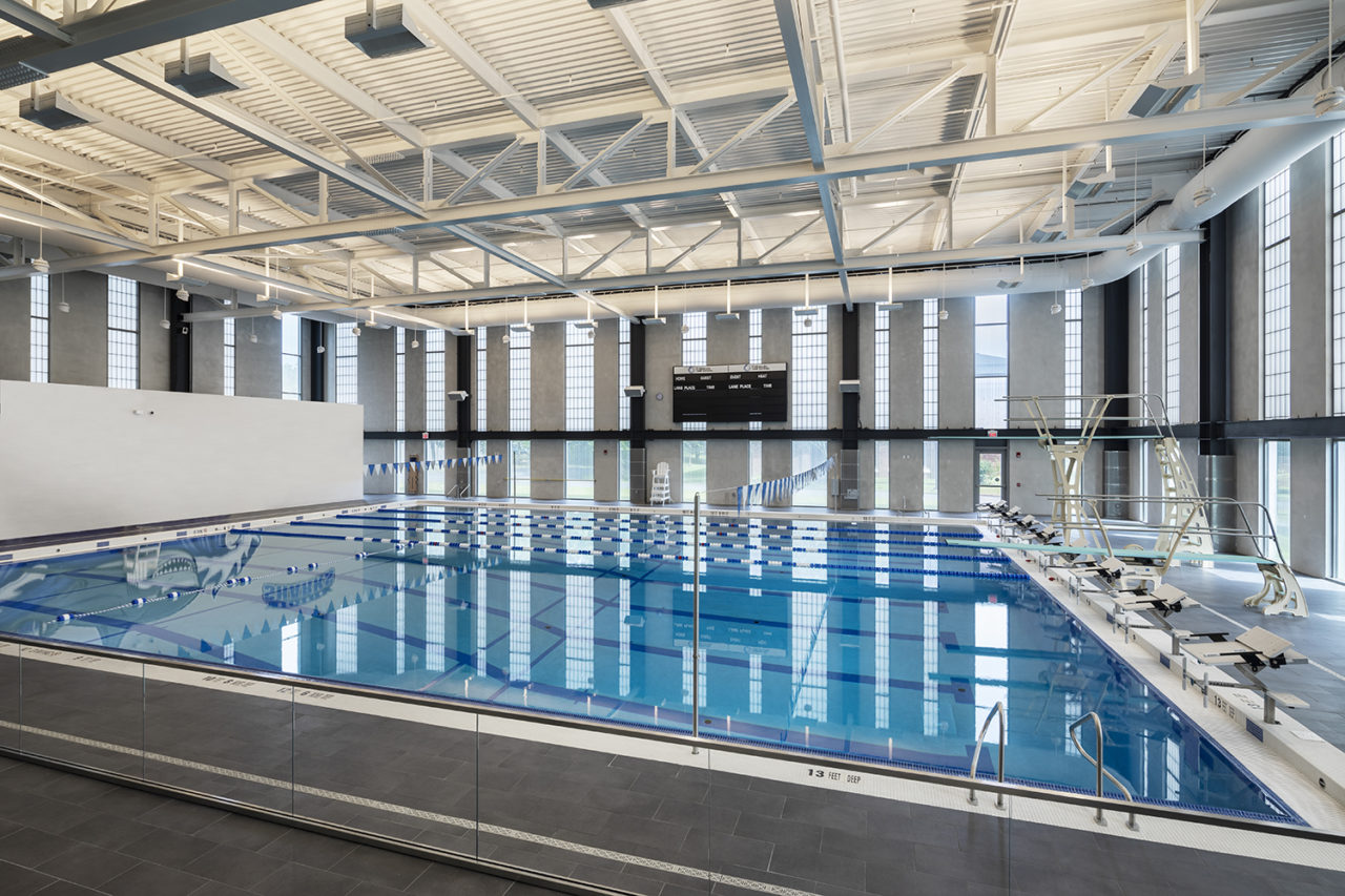 The Center for Health and Wellness at Suffolk County Community College by ikon.5 architects. Image credit: James Ewing.