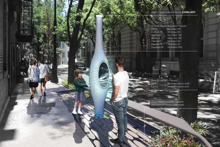 The Water Alert and Testing Resource (WALTER) by Ennead Architects. Image: Ennead Lab / Ennead Architects.