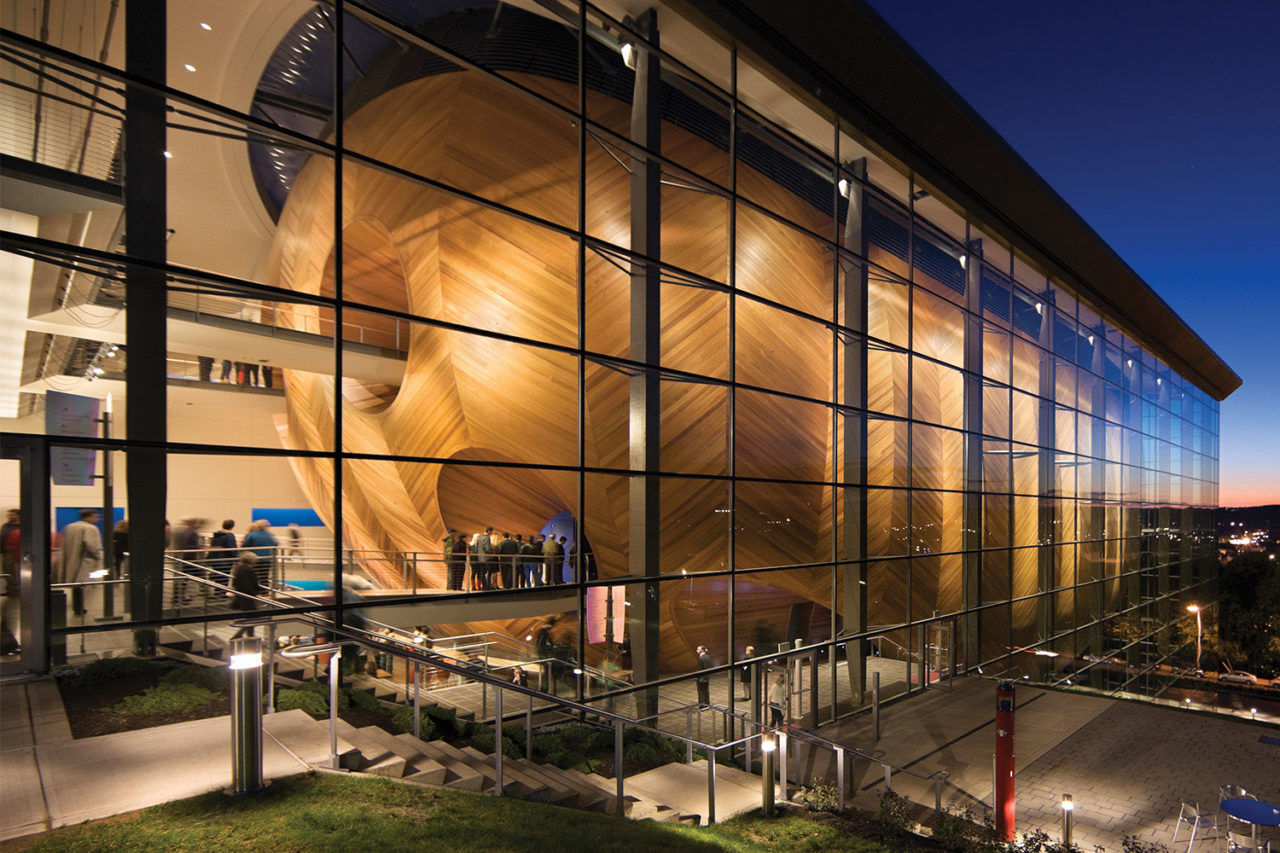 Experimental Music and Performing Arts Center, Troy, NY. Photo: Peter Aaron/ESTO.