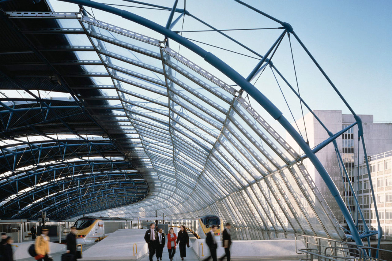 International Terminal Waterloo, London, United Kingdom. Photo: Peter Cook/VIEW.