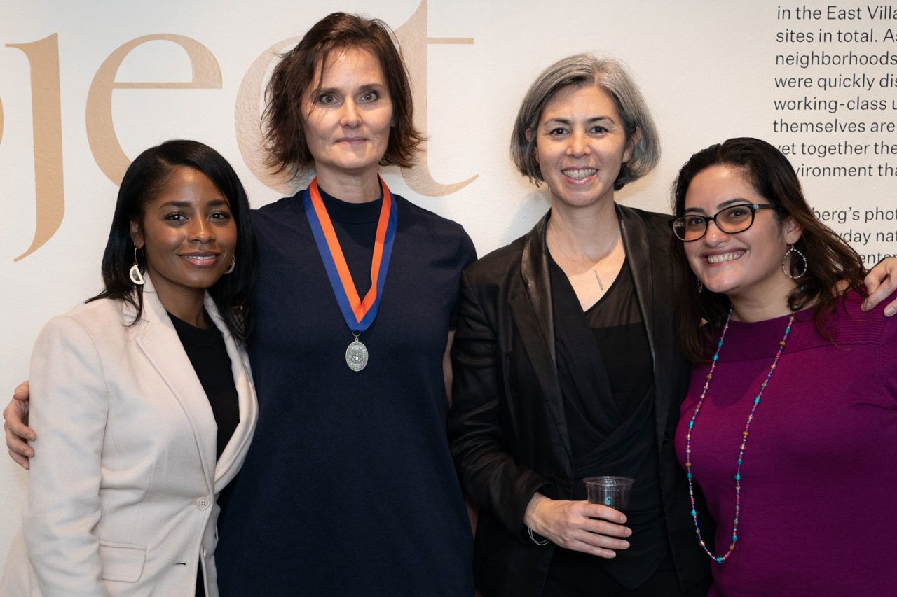 Danei Cesario, AIA, Diversity and Inclusion Committee Co-Chair; Hayes Slade, AIA, 2019 AIANY President; Kim Yao, AIA, 2020 AIANY President; and Venesa Alicea, AIA. Photo: Samuel Lahoz.