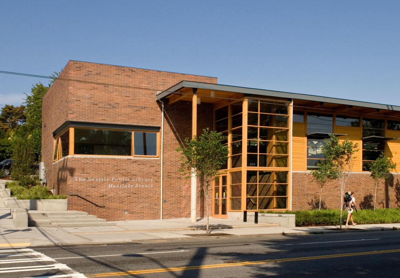 Montlake Branch Seattle Public Library, Seattle, WA, by Weinstein AU. Photo: Lara Swimmer.