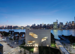 Hunters Point Library, Queens. Photo: Steven Holl Architects.