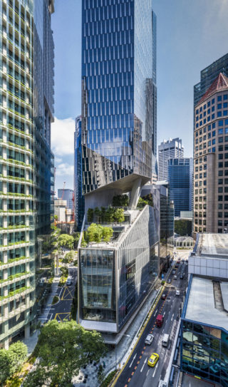 Sustainability Merit Award: 18 Robinson by Kohn Pedersen Fox Associates, architects61, and Grant Associates, in Singapore. Photo: Tim Griffith.