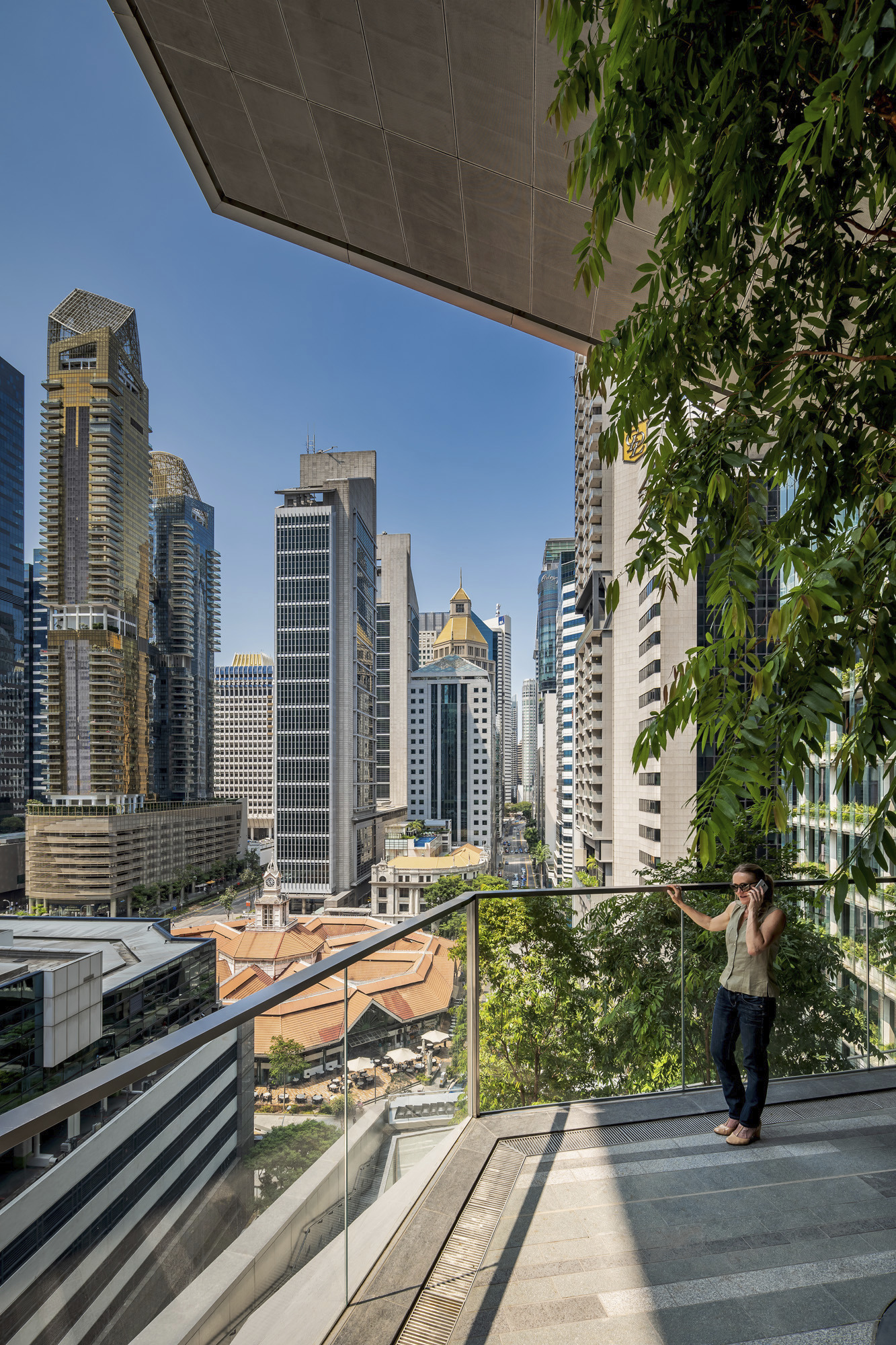 Sustainability Merit Award: 18 Robinson by Kohn Pedersen Fox Associates, architects61, and Grant Associates, in Singapore. Photo: Tim Griffith.