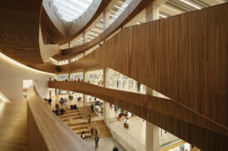 Architecture Honor Award: Calgary Central Library by Snøhetta and DIALOG, in Calgary, Canada. Photo: Michael Grimm/Snøhetta.