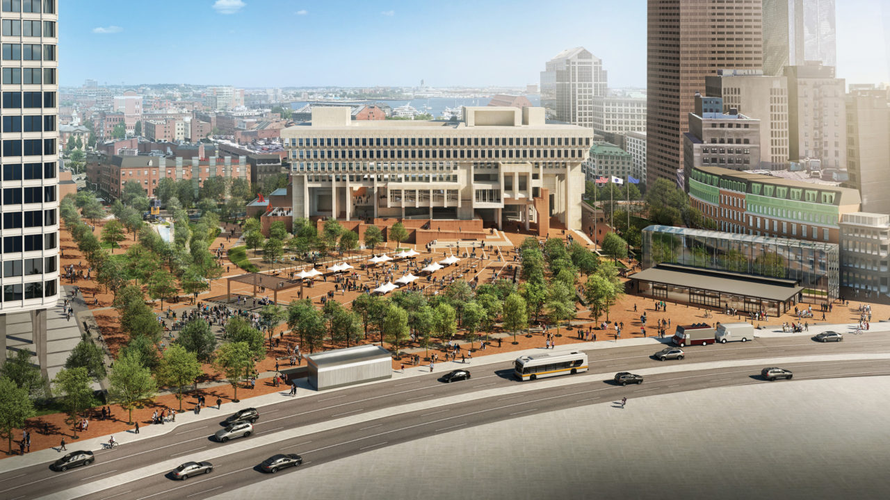Boston’s City Hall Plaza by Sasaki. Photo: Courtesy of Sasaki.