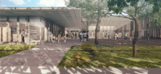 Projects Merit Award: A New Campus for the Rothko Chapel, by Architecture Research Office and Nelson Byrd Woltz Landscape Architects, in Houston, TX. Rendering: Architecture Research Office.