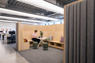 Interiors Citation Award: Casper New York Headquarters by Architecture Research Office, in New York, NY. Photo: James Ewing.