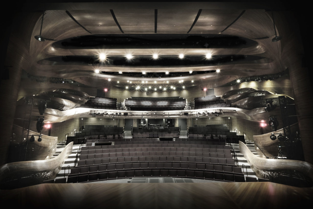 Interiors Honor Award: Coca Cola Stage at the Alliance Theatre by Trahan Architects, in Atlanta, GA. Photo: James Babin.