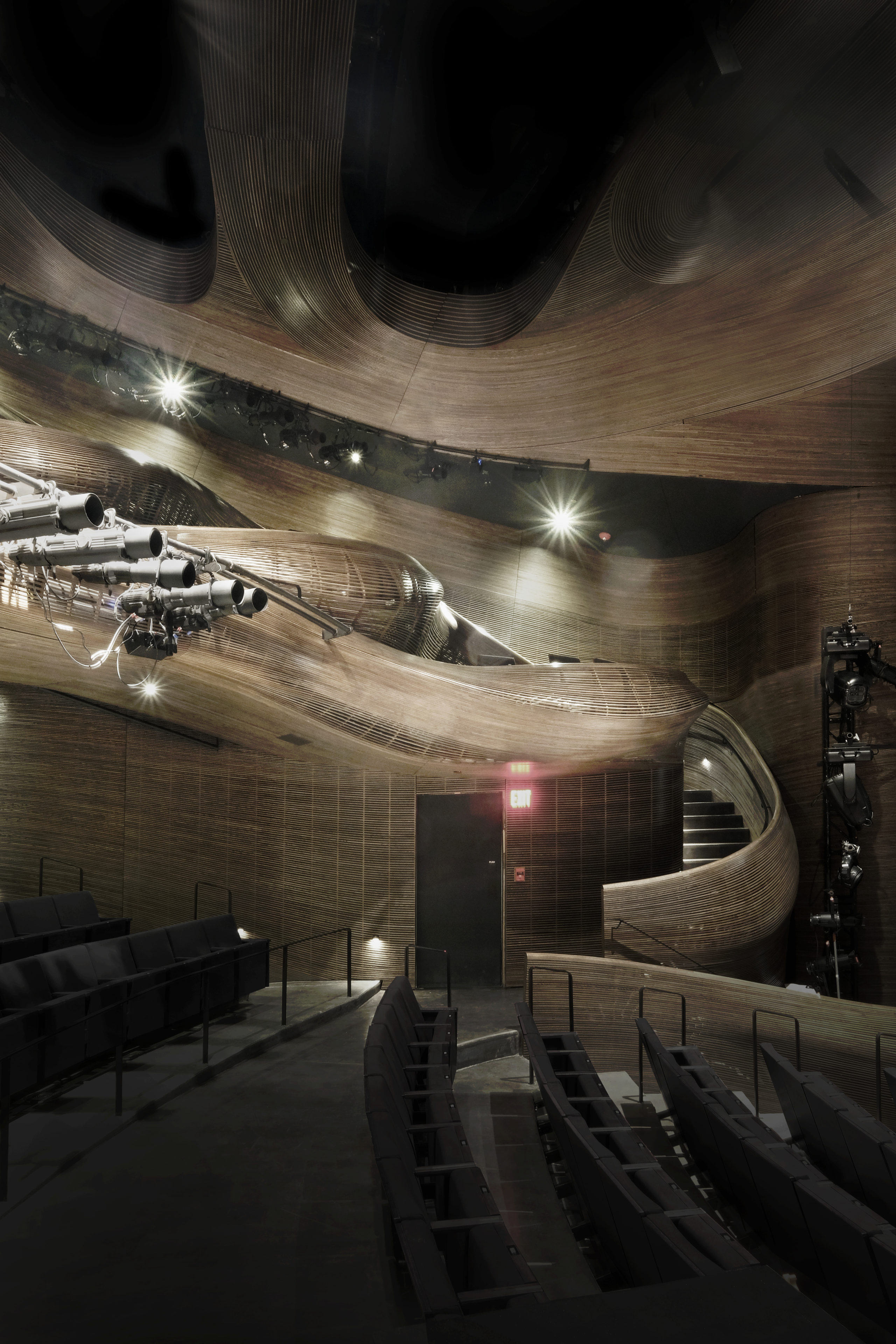 Interiors Honor Award: Coca Cola Stage at the Alliance Theatre by Trahan Architects, in Atlanta, GA. Photo: James Babin.