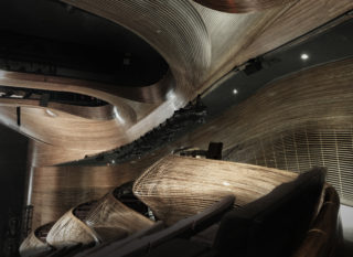 Interiors Honor Award: Coca Cola Stage at the Alliance Theatre by Trahan Architects, in Atlanta, GA. Photo: James Babin.