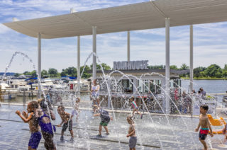 Urban Design Merit Award: District Wharf by Perkins Eastman, Lee and Associates, and Nelson Byrd Woltz Landscape Architects. Photo: Jeff Goldberg/Perkins Eastman.