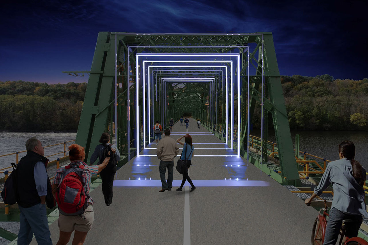 New York State Plan to Reimagine the Erie Canal, led by BuroHappold. Image: BuroHappold Office for Visual Interaction and Michael Van Valkenburgh Associates.