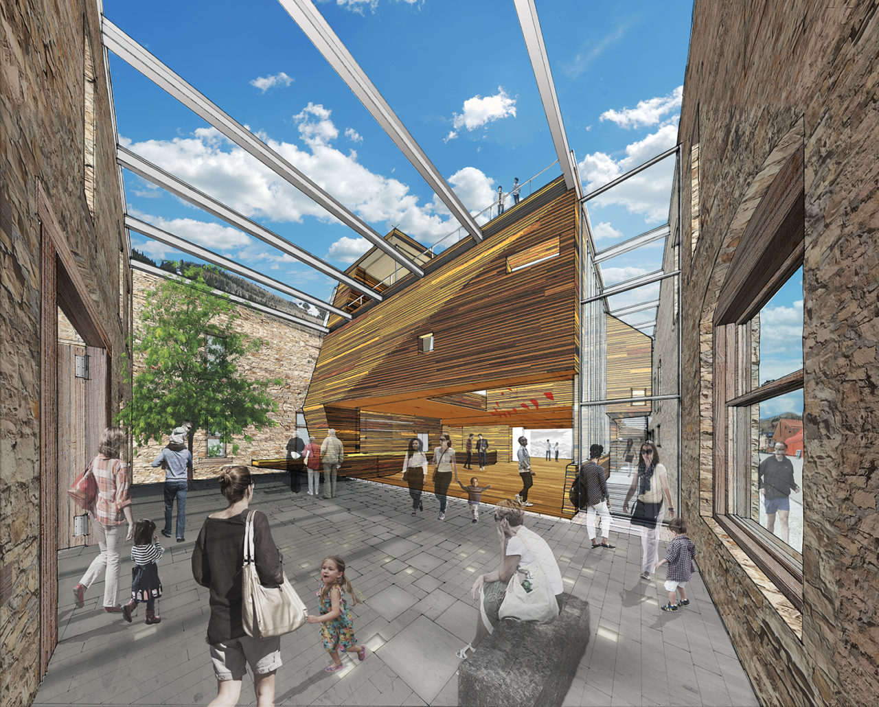 Telluride Transfer Company Warehouse Cultural Center by LTL Architects. Image: LTL Architects.