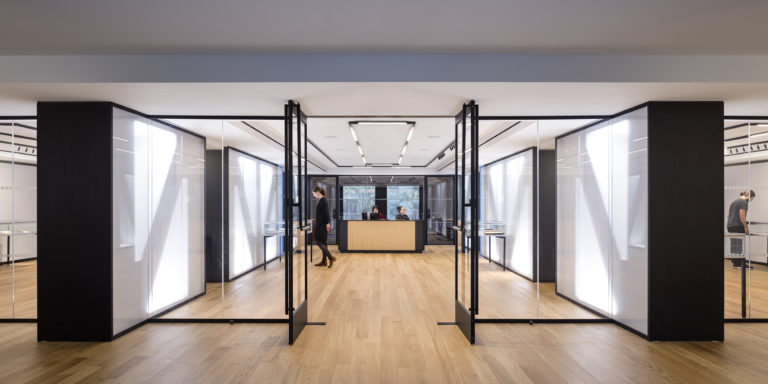 Interiors Merit Award: NYU Bobst Library Special Collections Renovation by CannonDesign, in New York, NY. Photo: Scott Frances.