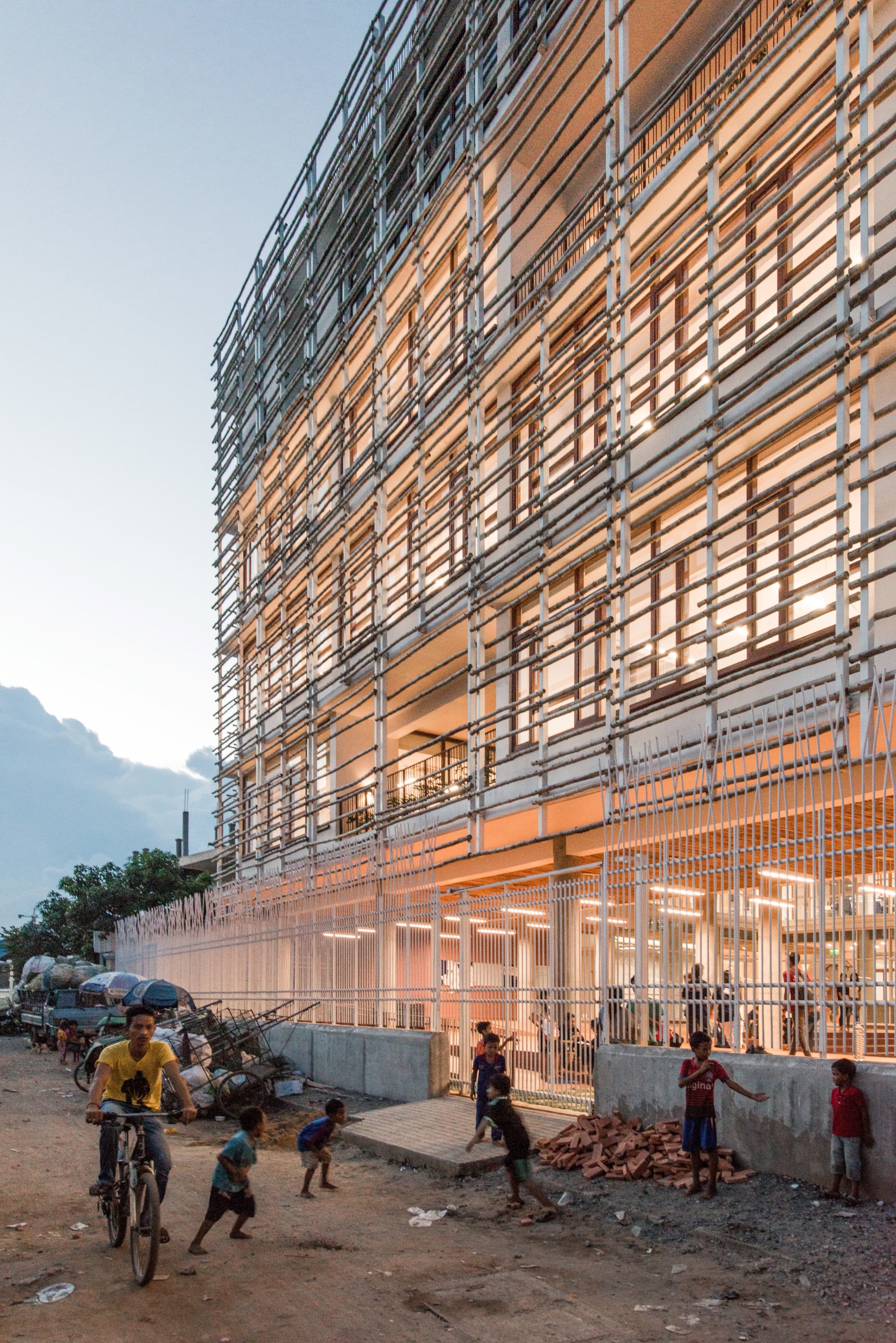 Architecture Merit Award: Neeson Cripps Academy by COOKFOX Architects, in Phnom Penh, Cambodia. Photo: David Yeow.