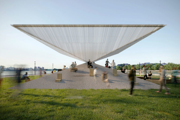 2020 City of Dreams Pavilion Finalist: Repose Pavilion by Parsa Khalili.