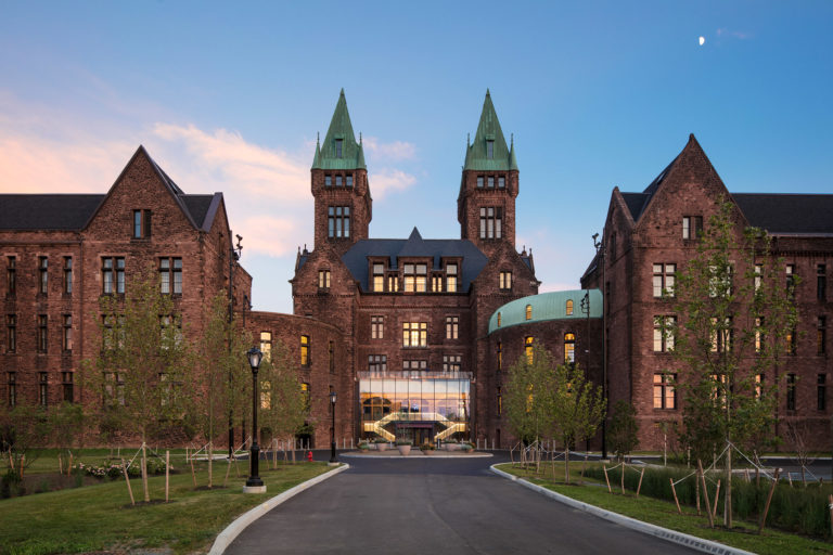 Architecture Honor Award: Hotel Henry, Richardson Olmsted Complex, by Deborah Berke Partners; Flynn Battaglia Architects; Goody Clancy; Andropogon Associates, in Buffalo, NY. Photo: Christopher Payne/ESTO.