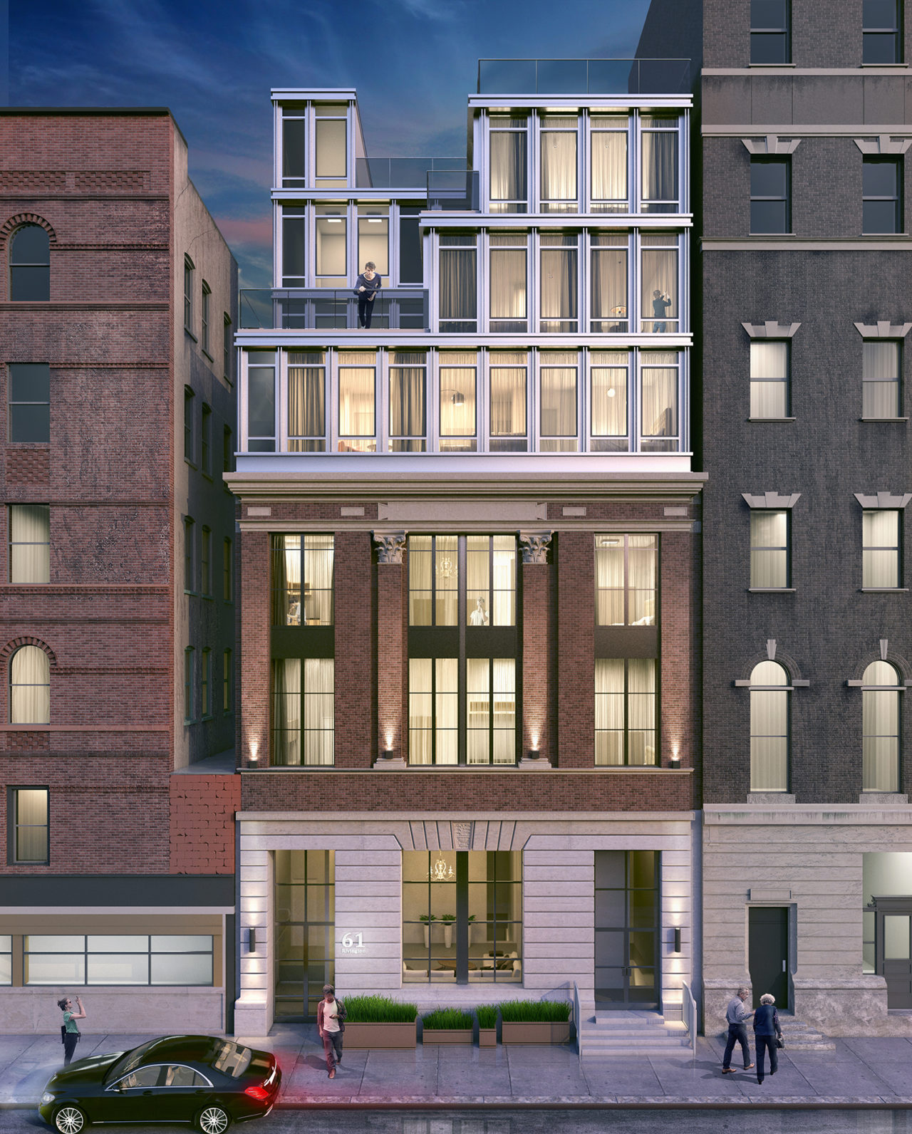 61 Rivington Street by Issac & Stern Architects. Image: Issac & Stern Architects. 