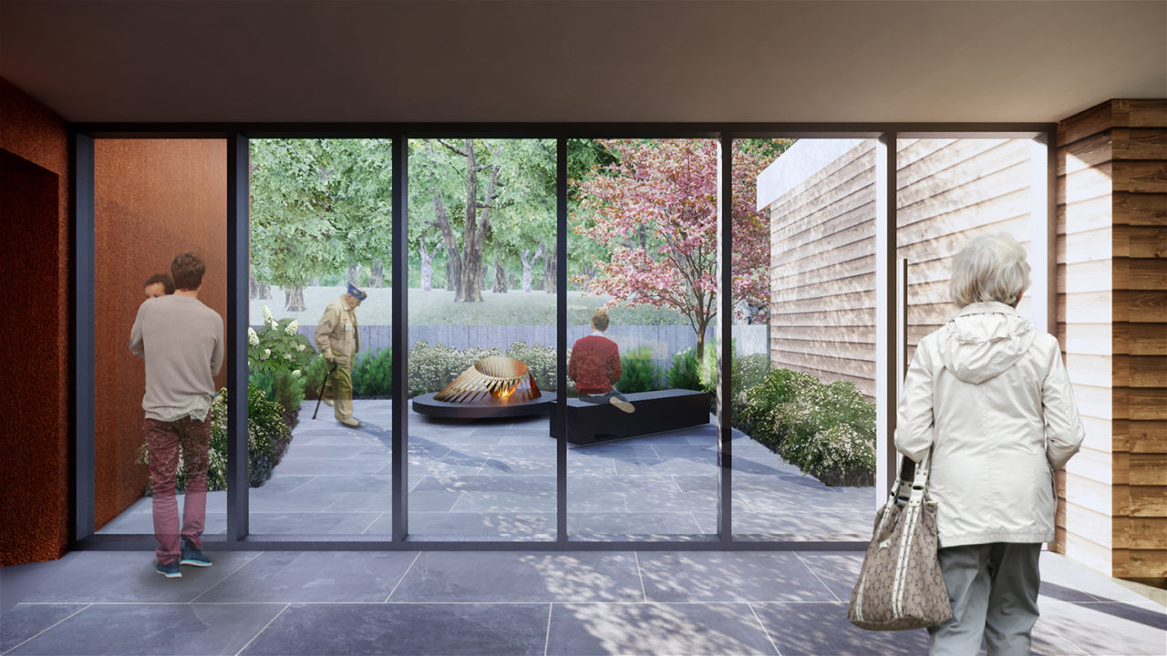 National Purple Heart Hall of Honor by ikon.5 architects. Rendering: ikon.5 architects.