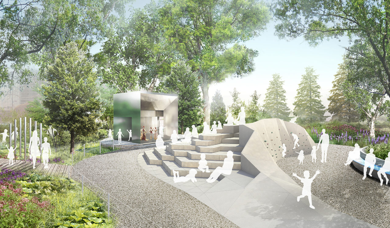 Battery Playscape by BKSK Architects and Starr Whitehouse Landscape Architects. Image: BKSK Architects and Starr Whitehouse Landscape Architects. 