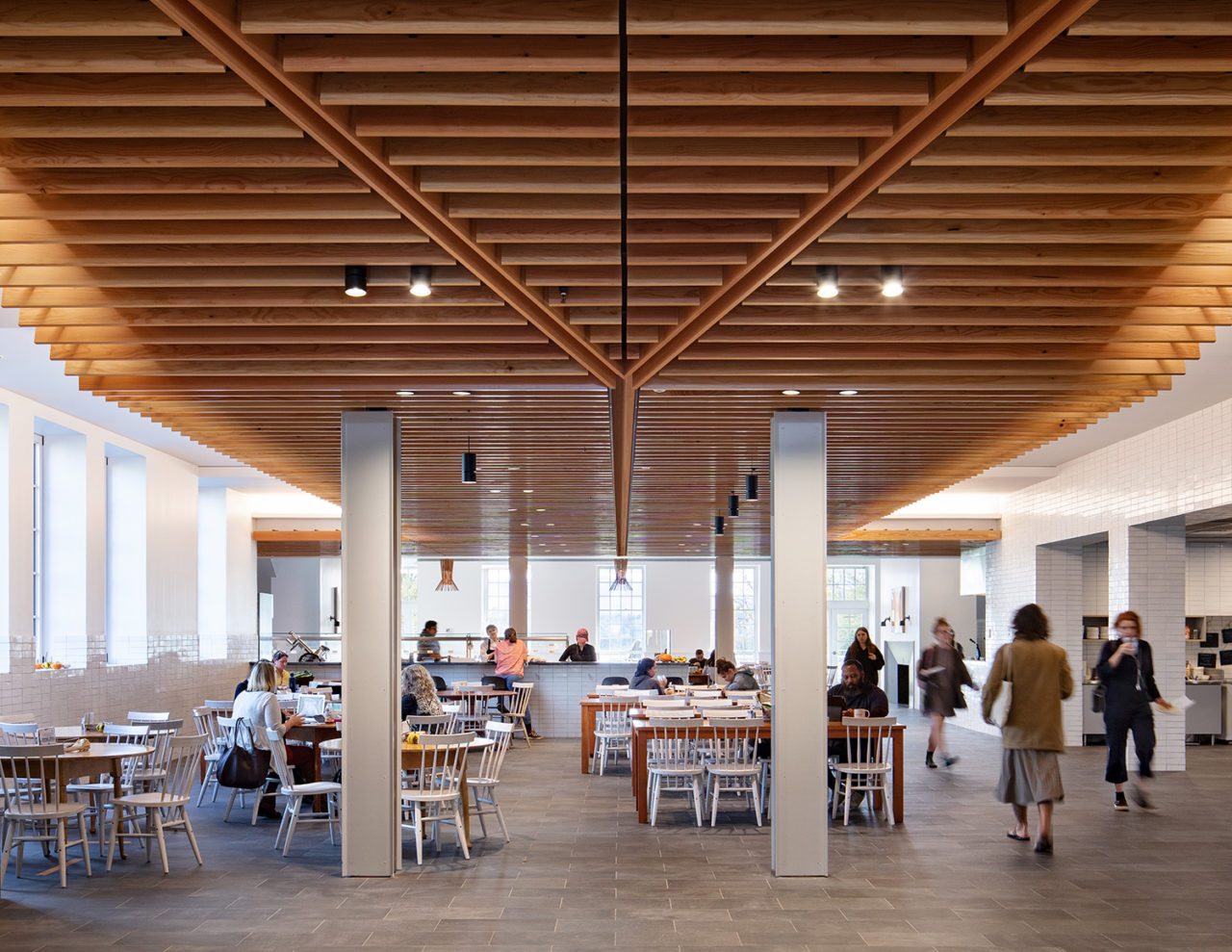 Bennington College Commons by  Christoff:Finio Architecture. Photo: Scott Frances. 