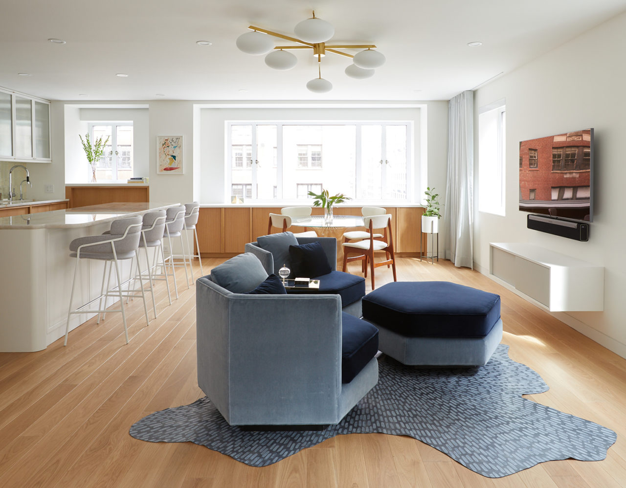 UES co-op gut renovation by Frederick Tang Architecture. Photo: Gieves Anderson.
