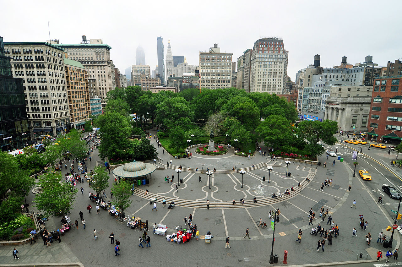 Union Square. Photo: chensiyuan via Wikimedia Commons.