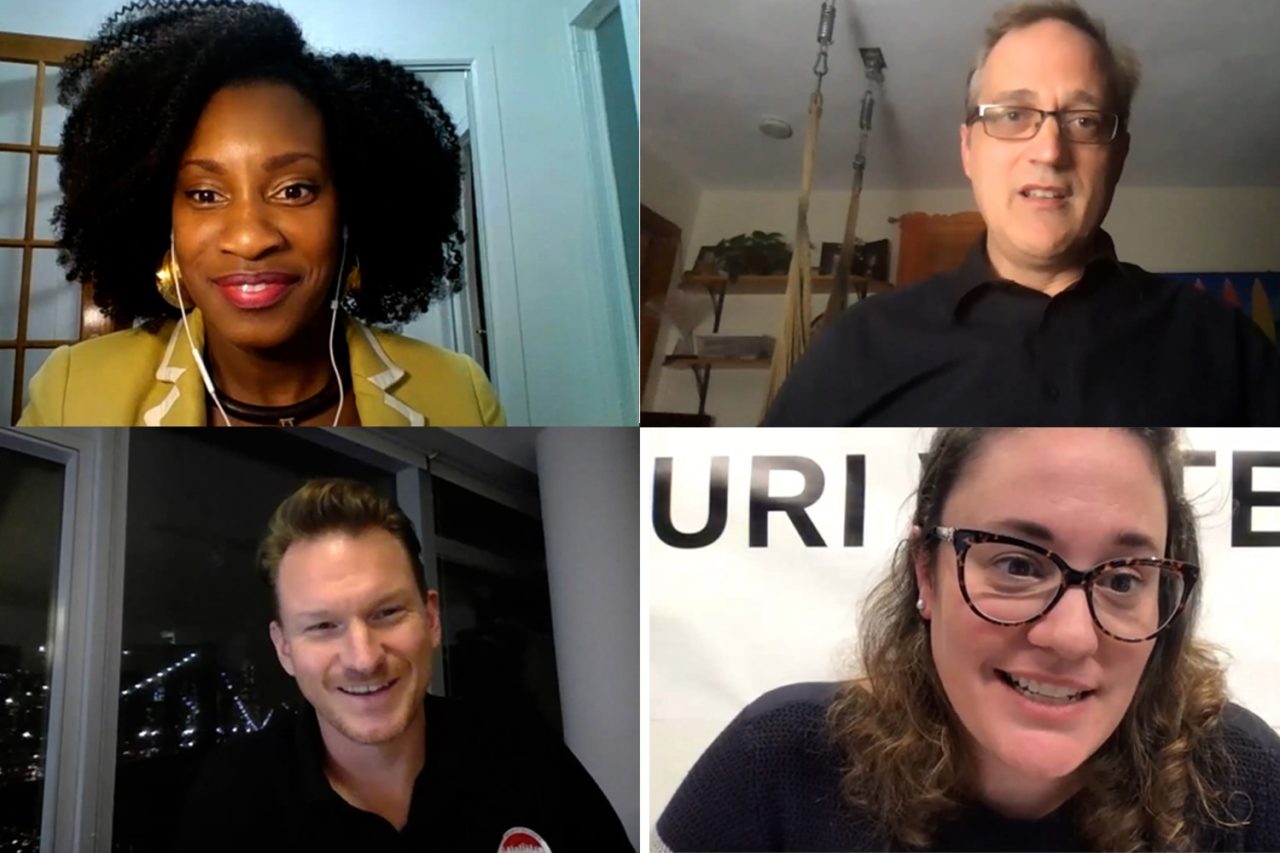 The program featured a panel discussion with Xamayla Rose, Deputy Public Advocate of Civic & Community Engagement at the Office of the NYC Public Advocate; Brian Miller, Executive Director of Nonprofit VOTE; Eric Spencer, Assoc. AIA, Development Director, Ennead Architects and Democratic District Leader; and Gretchen A. Macht, PhD, Assistant Professor and Director of URI VOTES. Image: Center for Architecture