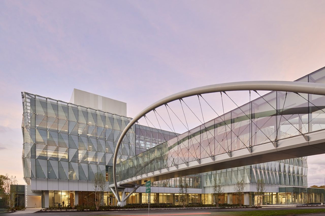 Phil and Penny Knight Campus for Accelerating Scientific Impact by Ennead Architects and  Bora Architecture & Interiors. Photo: Bruce Damonte.