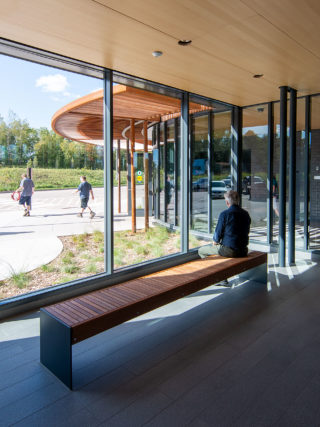 Goose Creek Rest Area. Architect: VJAA. Landscape Architect: Damon Farber. Location: Harris, MN. Photo: VJAA / Nate Steuerwald, AIA.