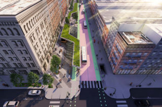 Return to Service: Public Transit. Architect: AECOM. Location: New York, Paris, London, and other cities with legacy public transit systems. Image: Courtesy of AECOM.