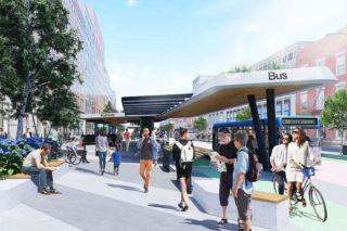 Return to Service: Public Transit. Architect: AECOM. Location: New York, Paris, London, and other cities with legacy public transit systems. Image: Courtesy of AECOM.