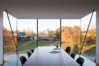 Bennington College Commons Renovation. Architect: Christoff:Finio Architecture. Landscape Architect: Reed Hilderbrand. Location: Bennington, VT. Photo: Scott Frances.