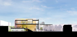 Make the Road New York Community Center. Architect: TEN Arquitectos with Andrea Steele Architecture. Location: Queens, NY. Image: TEN Arquitectos/Enrique Norten with Andrea Steele Architecture/Andrea Steele.