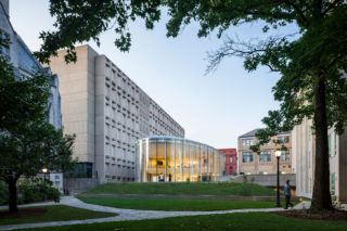 Yale University Tsai Center for Innovative Thinking. Architect: WEISS/MANFREDI. Location: New Haven, CT. Photo: Albert Vecerka/Esto.