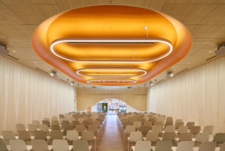 Rhode Island School of Design Student Center Renovation. Architect: WORKac. Location: Providence, RI. Photo: Bruce Damonte.