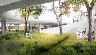 St. John's Park. Architect: Ballman Khapalova. Location: New York, NY. Image: Ballman Khapalova.