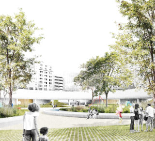 St. John's Park. Architect: Ballman Khapalova. Location: New York, NY. Image: Ballman Khapalova.